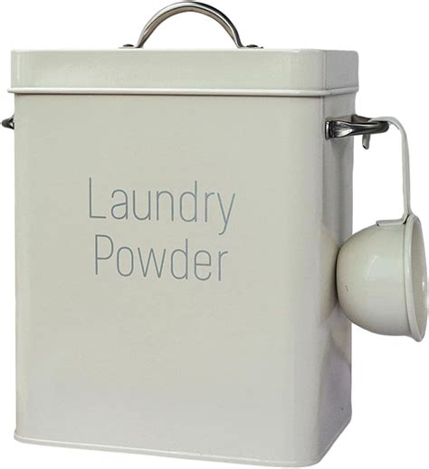 metal laundry powder box|laundry powder tin.